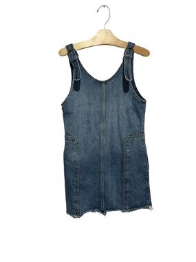 Mango | Dresses | Girls Faux Leather Pinafore Dress Black | Poshmark